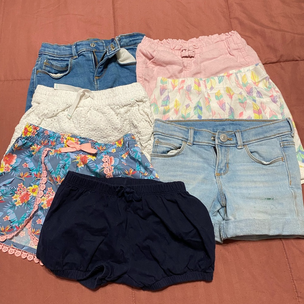 7 Pairs of Shorts 5T
